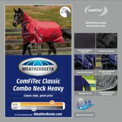 Weatherbeeta Comfitec Heavy Classic Combo Neck Turnout Rug (Red/Silver/Navy) 5 Weatherbeeta Comfitec Heavy Classic Combo Neck Turnout Rug (Red/Silver/Navy) -Equestrian Supplies Store kd7a240f68a4526a140d796fd94d6b47f