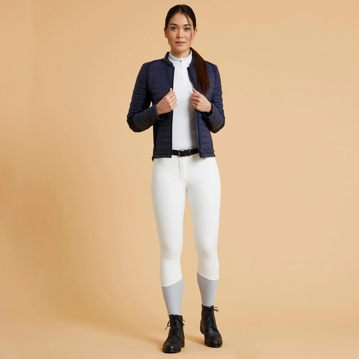 Women's Warm And Water-Repellent Horse Riding Jodhpurs Kipwarm 500 2 Women's Warm And Water-Repellent Horse Riding Jodhpurs Kipwarm 500 - Image 2