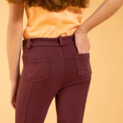 Kids' Horse Riding Suede Patch Jodhpurs 140 -Equestrian Supplies Store kdb00158ea566d1e2606d468dffa7d351