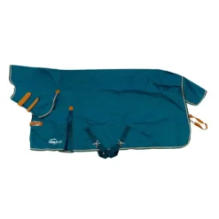Highlander Original Lite Combo Neck Horse Turnout Rug (Teal)