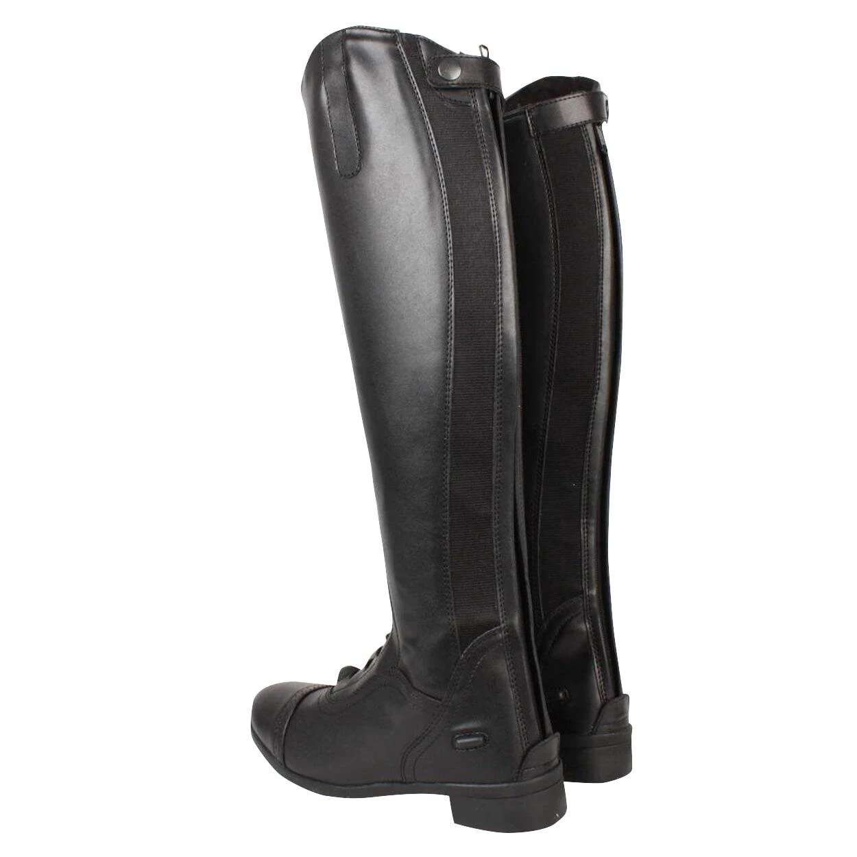 Saxon Womens/Ladies Syntovia Tall Field Boots (Black) 2 Saxon Womens/Ladies Syntovia Tall Field Boots (Black) - Image 2