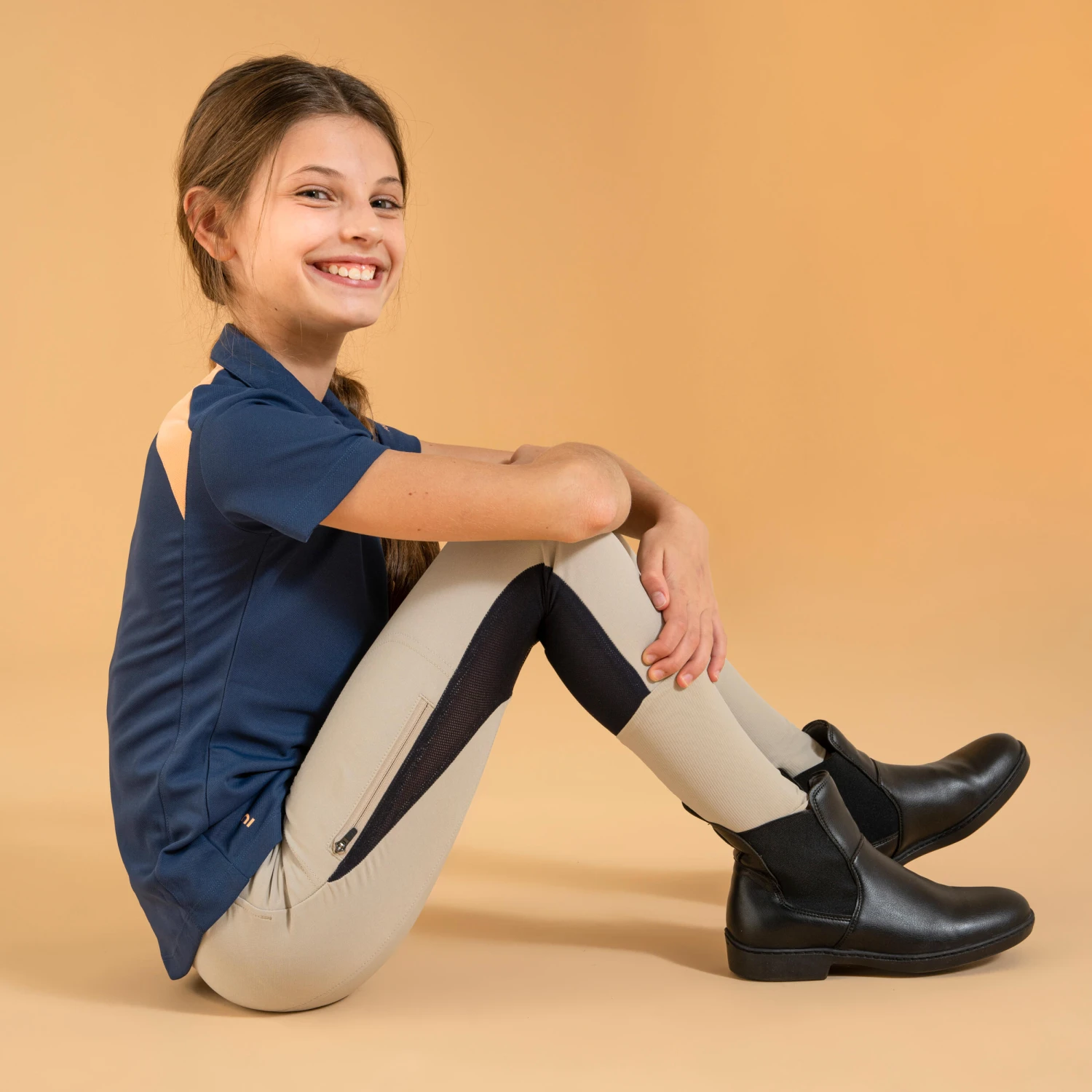 Kids' Horse Riding Lightweight Mesh Jodhpurs With Grippy Suede Patches 500 10 Kids' Horse Riding Lightweight Mesh Jodhpurs With Grippy Suede Patches 500 - Image 10