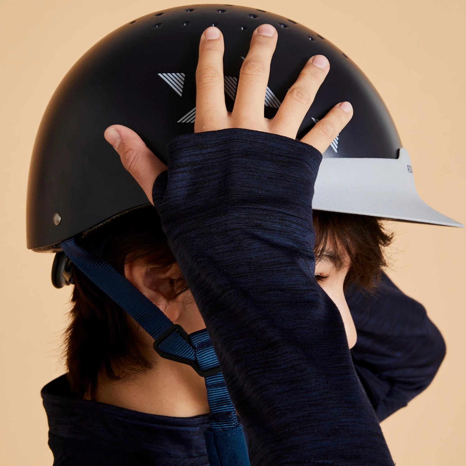 Kids' Horse Riding Long-Sleeved Warm Polo Shirt 500 7 Kids' Horse Riding Long-Sleeved Warm Polo Shirt 500 - Image 7