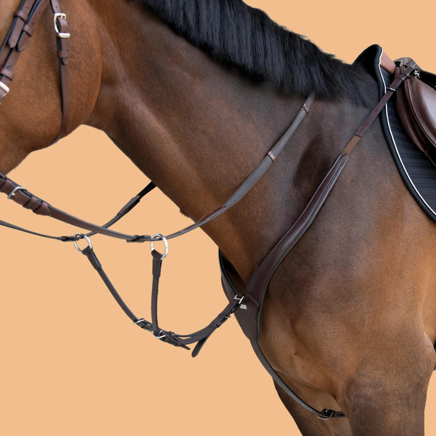 Horse And Pony Riding 3-Point Hunting Martingale 8 Horse And Pony Riding 3-Point Hunting Martingale - Image 8