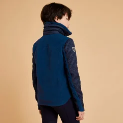 Kids' Horse Riding Bi-Material Warm Fleece 500 -Equestrian Supplies Store kefff4fda3baa7d3daf3d57d9876ae1b1