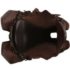 Horse Riding Hacking Saddle For Horse Escape - Brown -Equestrian Supplies Store kf0a35bf2a36c6b2660db26a09f4e4243