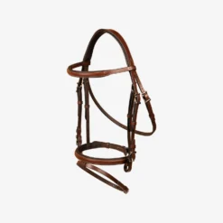 Horse Riding Leather Hybrid Bridle With French Noseband For Horse & Pony 500 -Equestrian Supplies Store kf3637268c3944780e2f60349c559c4b5